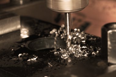 CNC Delme yakın çekim