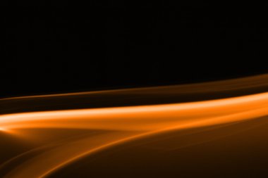 Siyah arka planda - makro fotoğraf güzel duman