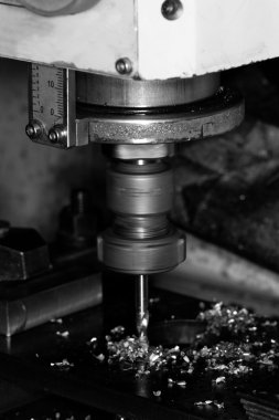 Cnc Delme fotoğrafını ekrana kapatın 