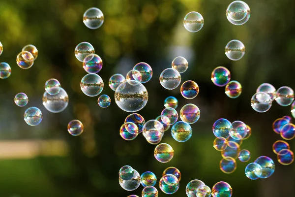 Soap bubbles - abstract photo — Stock Photo, Image