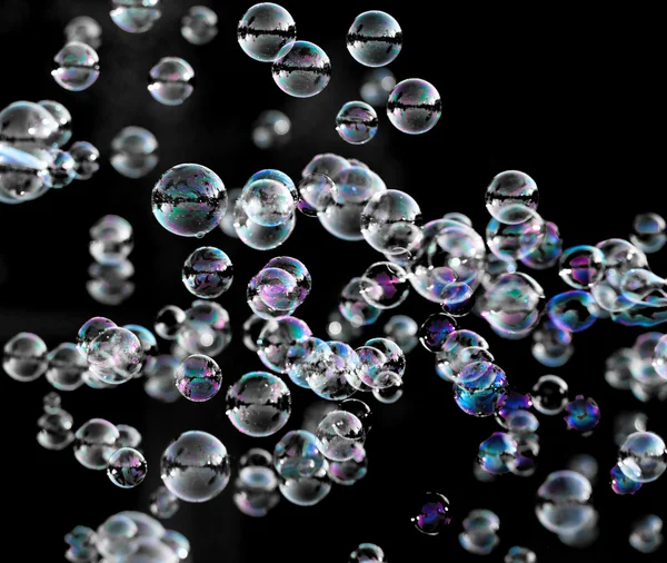 Мыльные пузыри - абстрактное фото — стоковое фото