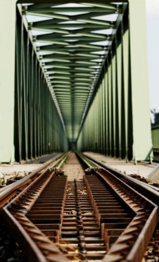 Demiryolu Köprüsü - soyut fotoğraf