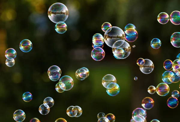 Soap bubbles - abstract photo — Stock Photo, Image