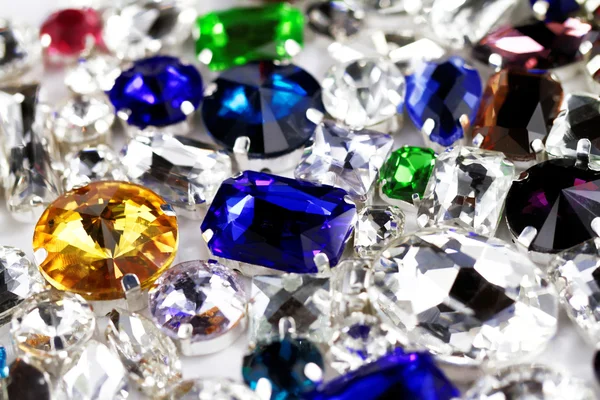 Crystal strasses - macro photo — Stock Photo, Image