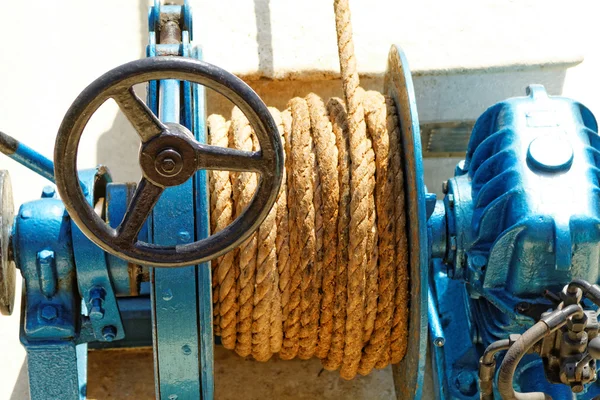 Bobinado azul del motor del ancla — Foto de Stock