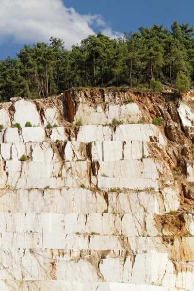 White marble quarry — Stock Photo, Image