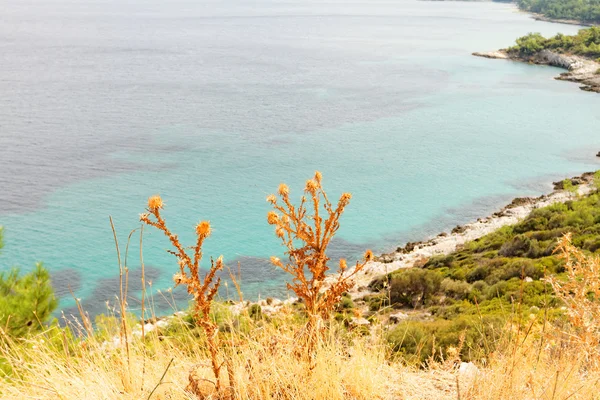 Prachtige zee in thassos — Stockfoto