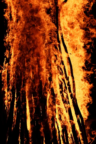 Hintergrund des Feuers — Stockfoto