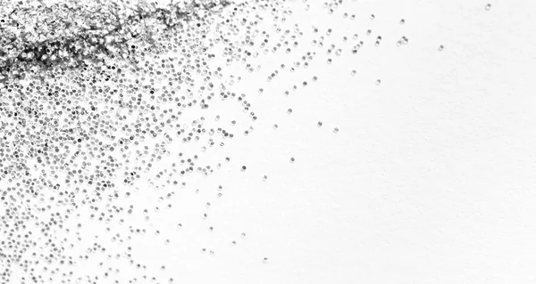 Silver glitter  background — Stock Photo, Image