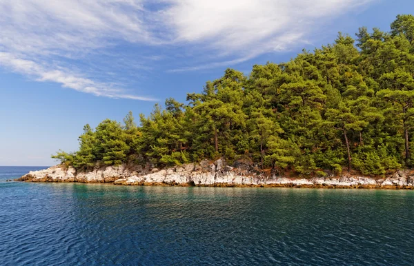 Hermosa isla verde — Foto de Stock