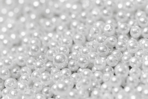 Białe perły tekstura — Zdjęcie stockowe