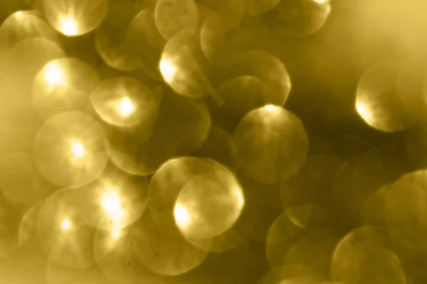 Yellow bokeh circles — Stock Photo, Image