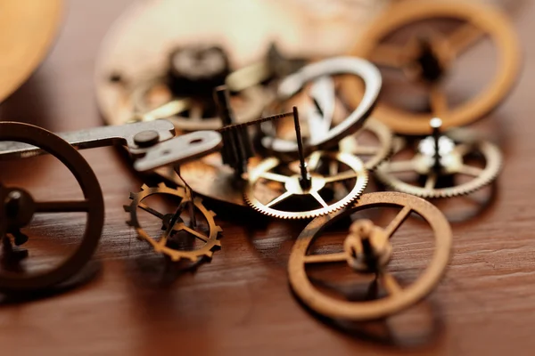 Clock parts for restoration — Stock Photo, Image