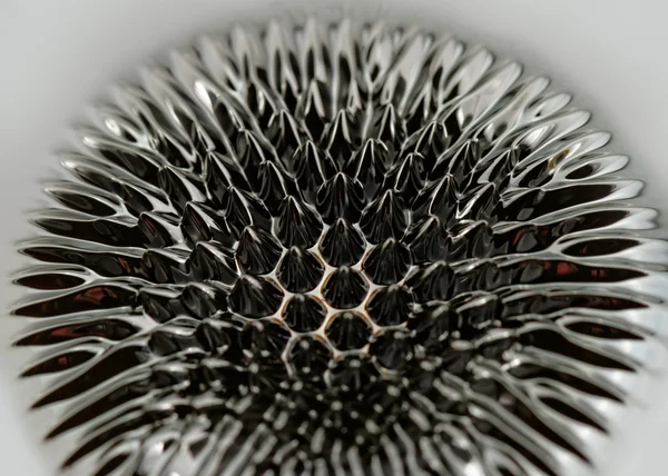 Graues chemisches Ferrofluid — Stockfoto