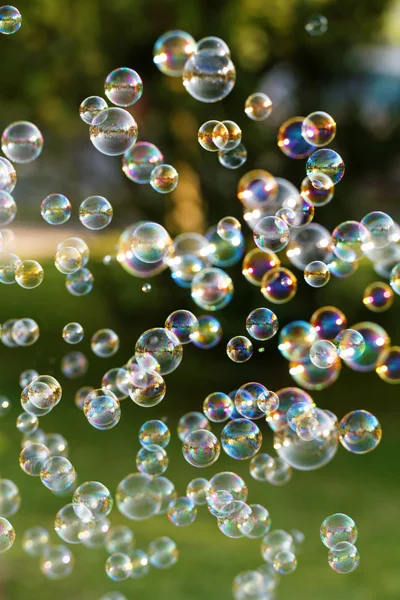 Rainbow mýdlové bubliny — Stock fotografie