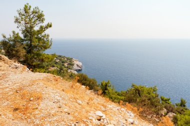 thassos güzel denizde