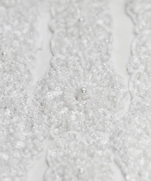Detail of wedding lace — Stock Photo, Image