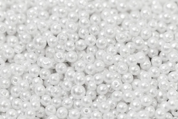 Pile of white pearls — Stock Photo, Image