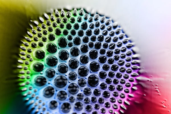 Buntes chemisches Ferrofluid — Stockfoto