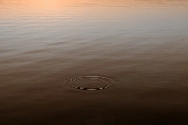 Rustig lake in de schemering — Stockfoto