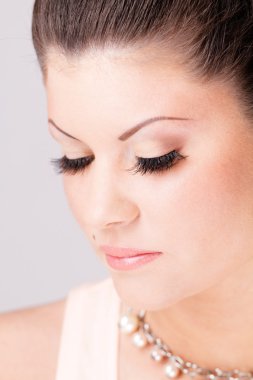 güzel moda lüks makyaj