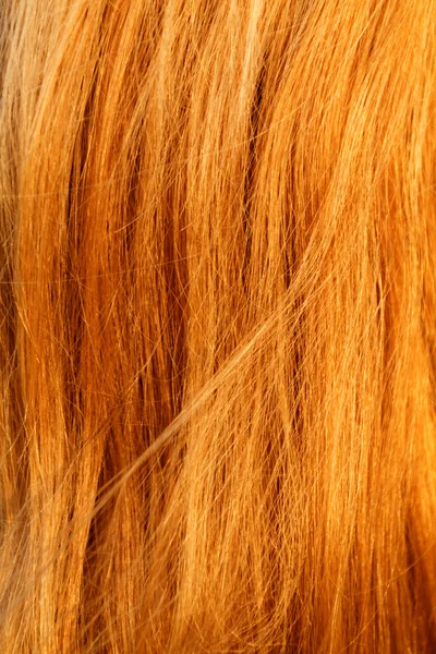 Red hair texture — Stock Photo, Image