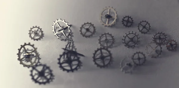 Detail of clock parts — Stock Photo, Image