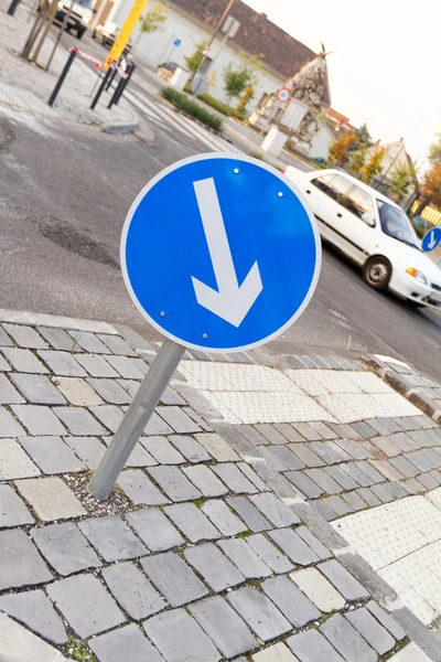 Höger pil tecken — Stockfoto