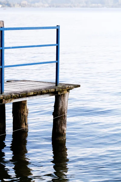 Foto Muelle Orilla — Foto de Stock