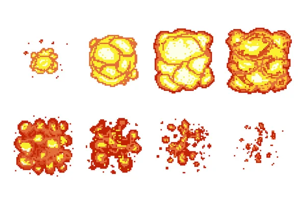 Quadros De Sprite De Animação De Moeda De Ouro. Pixel Art Jogo De