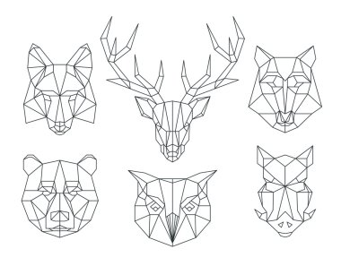 Download Polygonal Animal Free Vector Eps Cdr Ai Svg Vector Illustration Graphic Art