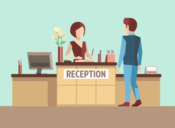 ᐈ Front Desk Cartoon Stock Pictures Royalty Free Reception Desk