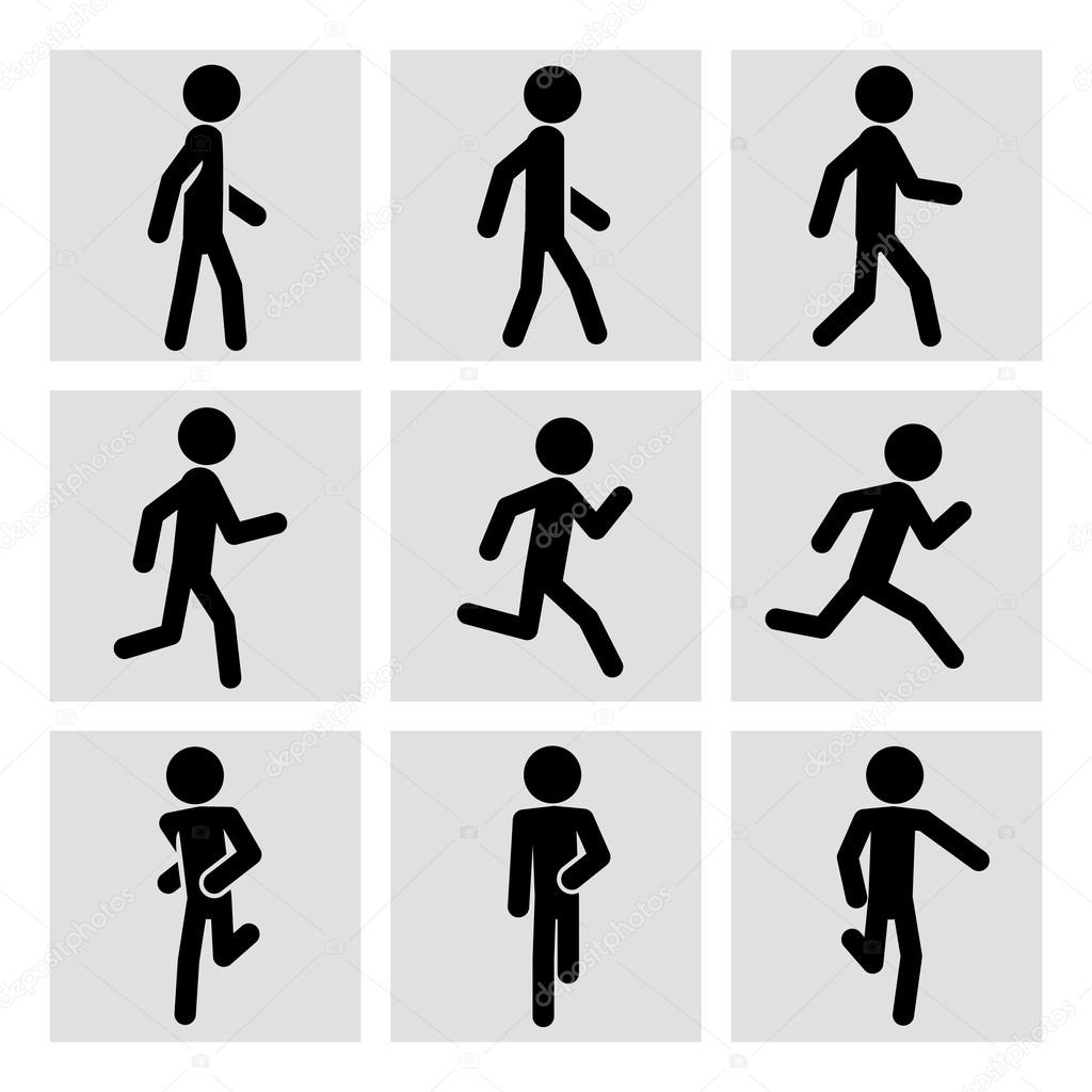 Walking man animation Vector Art Stock Images | Depositphotos Walking man animation Vector Art Stock Images | Depositphotos