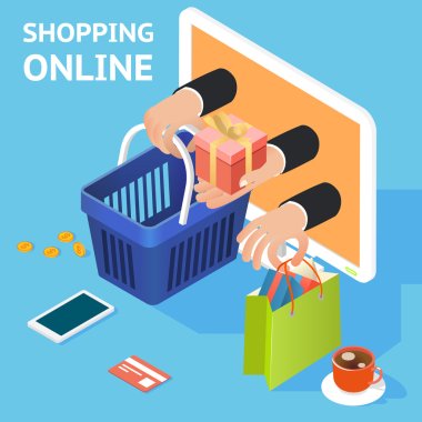 E-commerce or online shopping concept