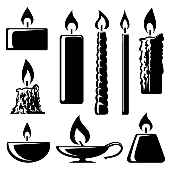 Candles burning Stock Vectors, Royalty Free Candles burning