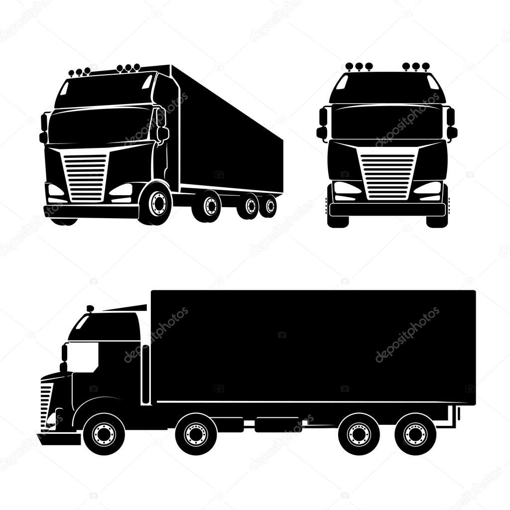 Free Free Truck Silhouette Svg 294 SVG PNG EPS DXF File
