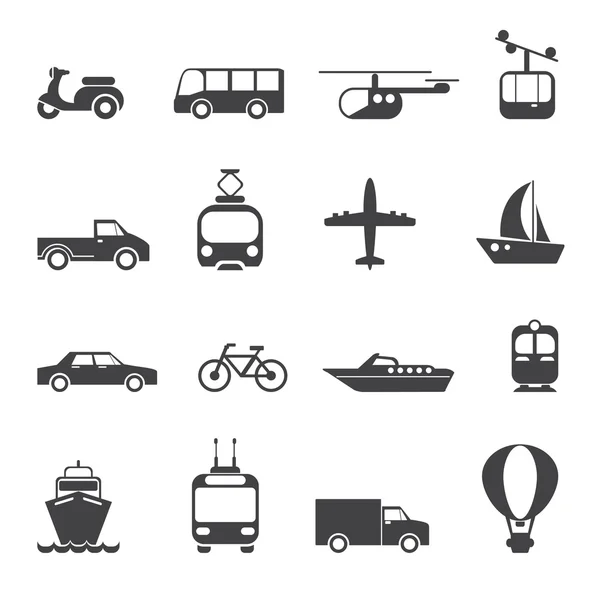 Transportation icons