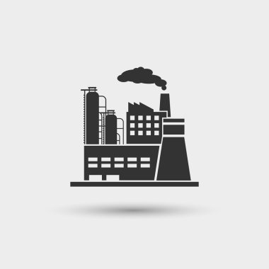 Industrial plant icon