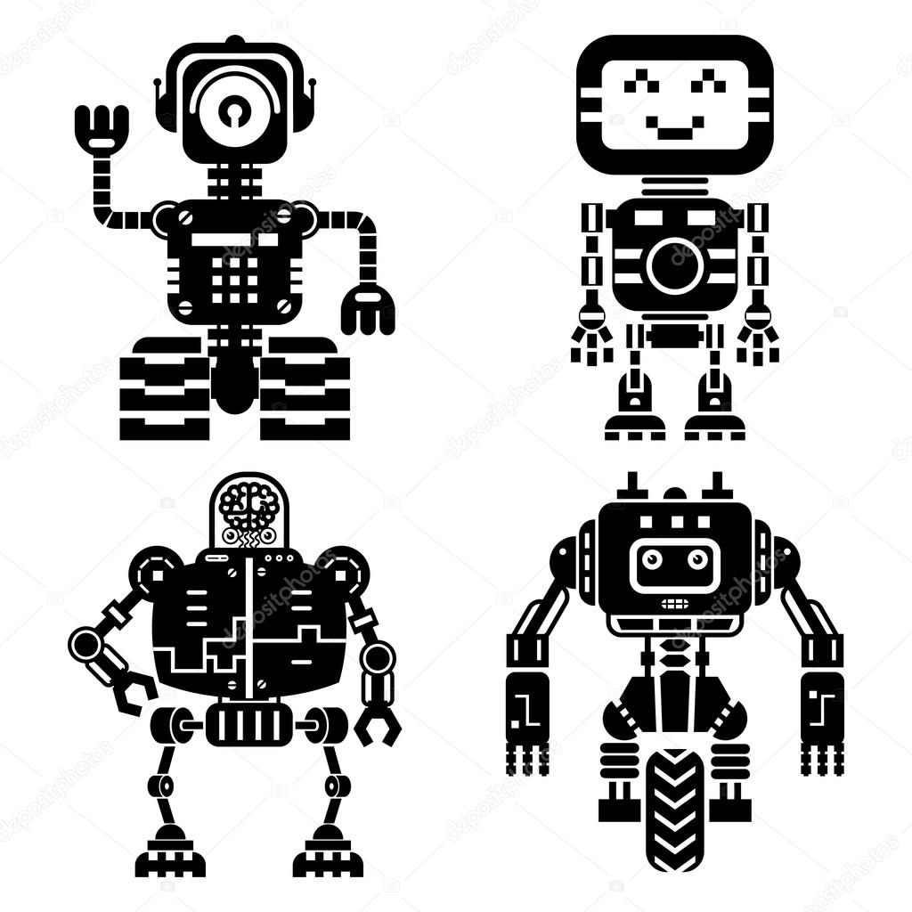 Robot Icons Vector Set Artificial Intelligence Elements Stock Vector Image By C K3star Robot Icons Vector Set Artificial Intelligence Elements Stock Vector Image By C K3star