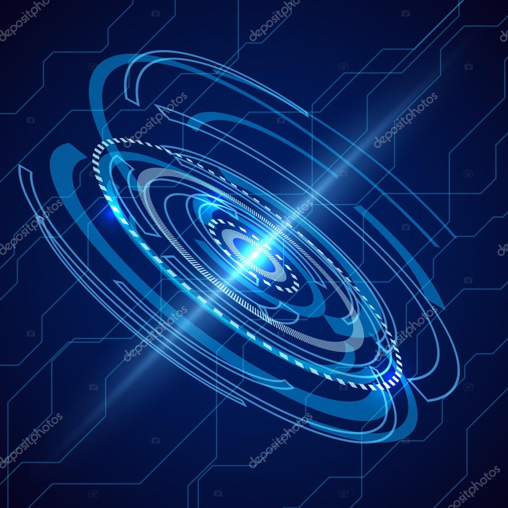 abstract electric telecom sci