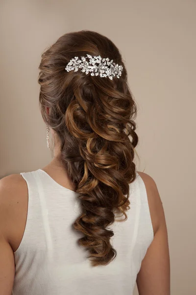 Imagem de mulher penteado — Fotografia de Stock