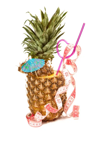 Immagine di succo d'ananas Foto Stock