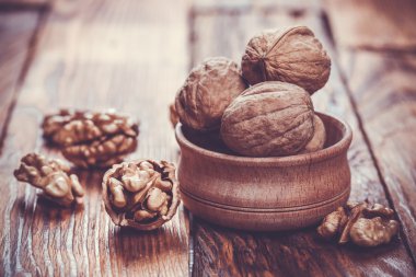 Ceviz rustik eski ahşap tablo