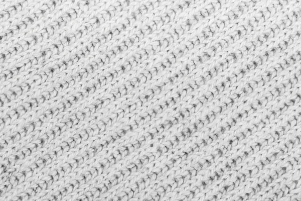 Texture laine tricot blanc — Photo
