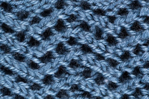 Μπλε μοτίβο Πλέξιμο υφάσμα — Φωτογραφία Αρχείου