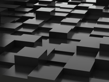 3d blok arka plan