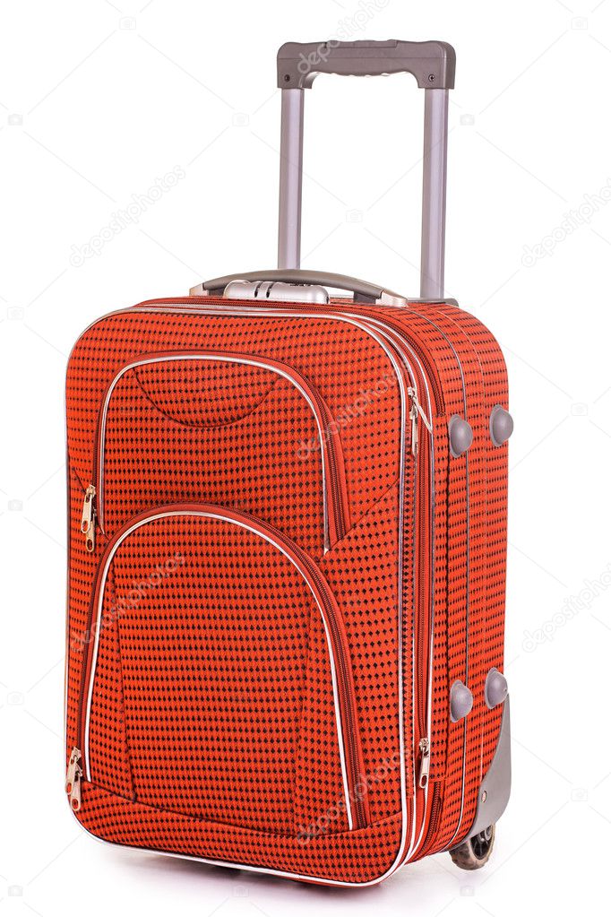 Suitcase isolated on white background