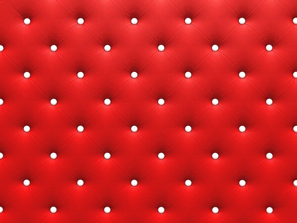 Buttoned red Texture. Repeat pattern. render 3D