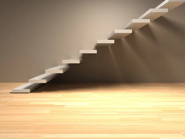 Iç arka merdiven — Stok fotoğraf