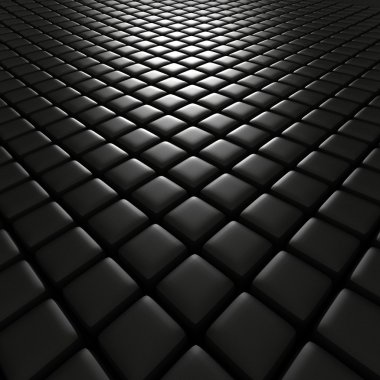 illüstrasyon siyah küpler